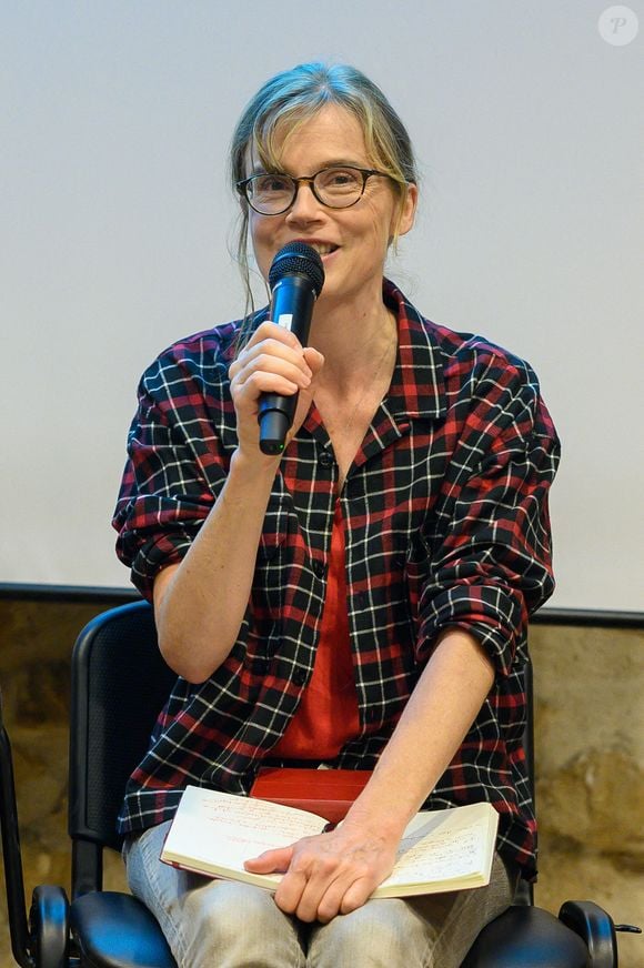 Isabelle Carre assiste à la conférence de presse lors du lancement de la campagne Pauvreté Précarité au siège du Secours Populaire français à Paris le 7 septembre 2022, France. Photo by Laurent Zabulon/ABACAPRESS.COM