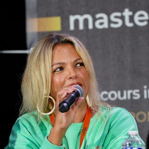 Severine Ferrer - Édition 2025 des Masters de Feu - Concours international d'art pyrotechnique à l'Hippodrome de Compiègne le 20 septembre 2025. © Anne-Sophie Guebey / Bestimage