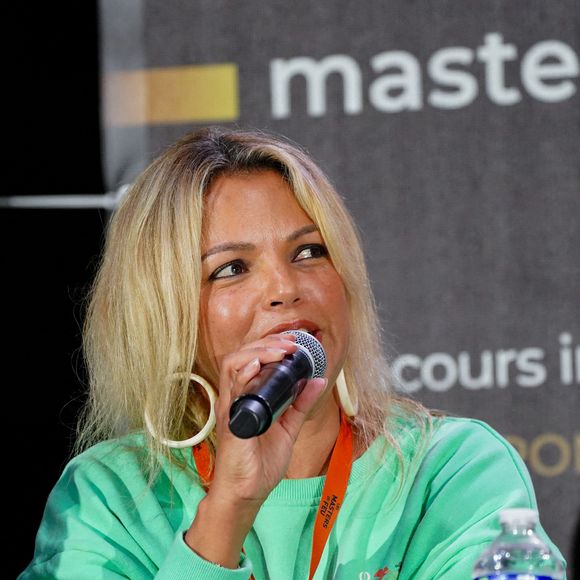 Severine Ferrer - Édition 2025 des Masters de Feu - Concours international d'art pyrotechnique à l'Hippodrome de Compiègne le 20 septembre 2025. © Anne-Sophie Guebey / Bestimage