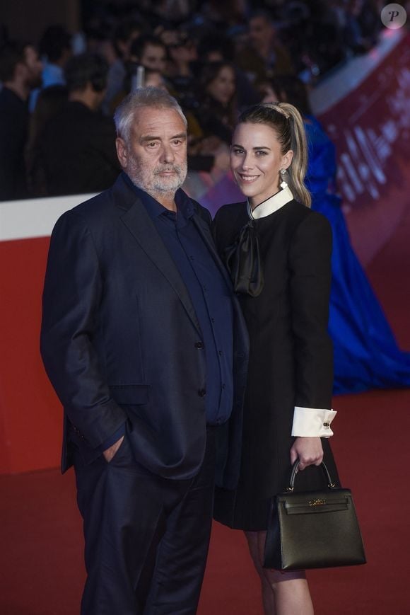 Luc Besson, Sarah Saldmann à la première du film "Dracula" de L.Besson lors de la 20ème édition du festival du film de Rome le 24 octobre 2025. Backgrid UK/ Bestimage