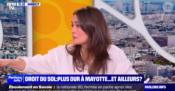 Et d'ajouter : "J'ai adoré passer du temps avec ma fille, me balader et j'ai fait pas mal d'allers-retours dans le sud parce que mon compagnon est originaire de là-bas."

Julie Hammett de retour sur BFMTV après son congé maternité.