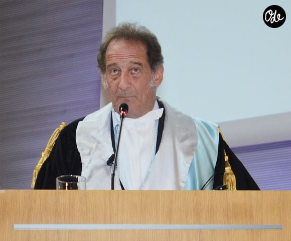 L'acteur français Vincent Lindon reçoit le prix du Master honorifique Arts de la narration à Milan, Italie, le 10 février 2025. © Nick Zonna/IPA via ZUMA Press/Bestimage
