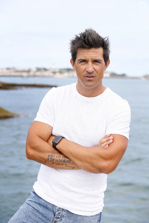 Exclusif - Rendez-vous avec Jean-Pascal Lacoste (Habillé par American Vintage) à Saint-Jean-de-Luz. Le 10 juillet 2020 © Patrick Bernard / Bestimage