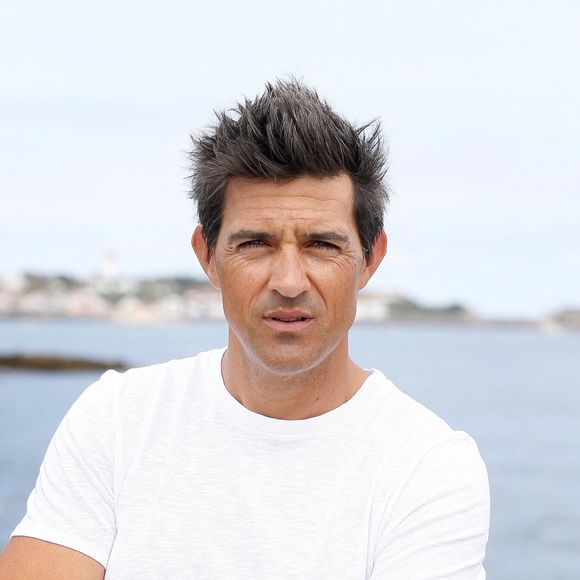 Exclusif - Rendez-vous avec Jean-Pascal Lacoste (Habillé par American Vintage) à Saint-Jean-de-Luz. Le 10 juillet 2020 © Patrick Bernard / Bestimage