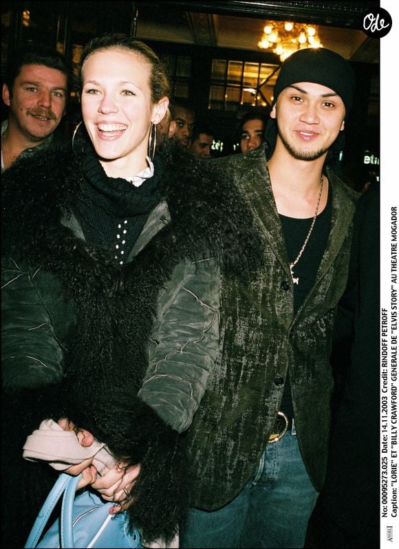 Lorie et Billy Crawford à la générale de "Elvis Story" au Théâtre Mogador le 14/11/2003.

Photo : BERTRAND RINDOFF PETROFF / BESTIMAGE