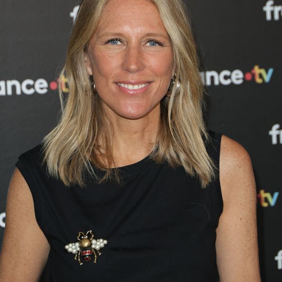 Agathe Lecaron au photocall de la conférence de presse de rentrée de France Télévisions à Paris, France, le 4 septembre 2024. © Coadic Guirec/Bestimage