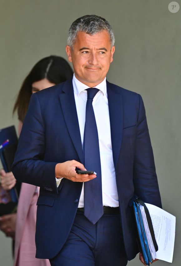 Gérald Darmanin, Ministre d'État, garde des Sceaux, ministre de la Justice - Sorties du Conseil des ministres au palais de l'Elysée à Paris, le 2 juillet 2025.
© Christian Liewig/Bestimage