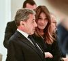 Dans le "JDD", l’ex-président a confié : "La seule chose qui peut m'affecter, c'est la souffrance que ma famille et mes amis ressentent". 

Nicolas Sarkozy et sa femme Carla Bruni - Nicolas Sarkozy condamné à 5 ans de prison à l'issue du procès de l'affaire du financement libyen au tribunal correctionnel de Paris, le 25 septembre 2025. 
© Christian Liewig / Bestimage