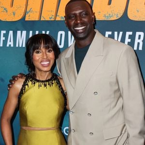 Omar Sy et Kerry Washington à New York le 1er mai 2025 pour "Shadow Force" ©Backgrid USA / Bestimage