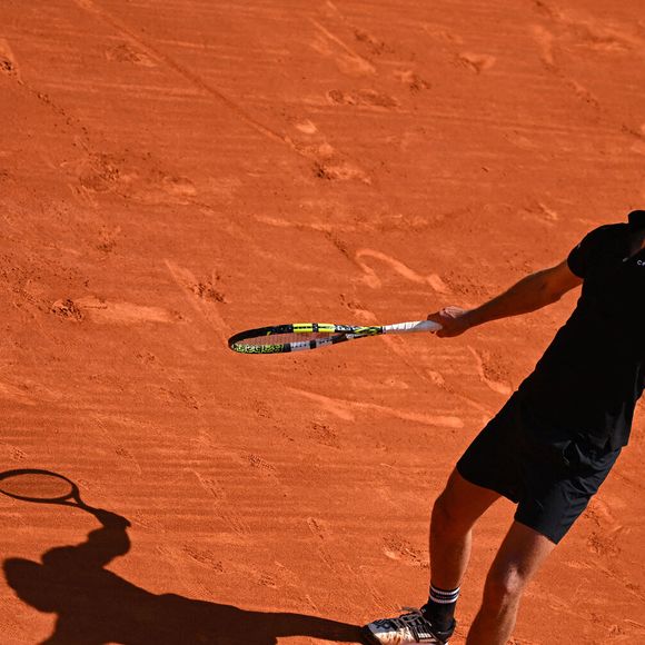 Benoit Paire (FRA) lors de son dernier match de qualification au Monaco Rolex Masters à Monte-Carlo, le 9 avril 2023. Photo par Corinne Dubreuil/ABACAPRESS.COM