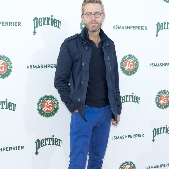 Alexandre Delpérier - Evénement "Smash Perrier" du deuxième étage de la Tour Eiffel au Champ-de-Mars à Paris le 8 juin 2017.  © Pierre Perusseau/Bestimage