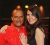 Pascal Légitimus partage sa vie avec Adriana Santini depuis environ vingt ans.

Exclusif - Pascal Legitimus et sa femme Adriana Santini - Pascal Legitimus présente sa dernière representation exceptionnelle de son spectacle "Alone Man Show" à Bobino.