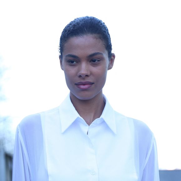 Tina Kunakey - Arrivées au défilé Stella McCartney mode femme automne / hiver 2024-2025 au Parc André Citroën lors de la Fashion Week de Paris (PFW), à Paris, France, le 4 mars 2024. © Denis Guignebourg/Bestimage
