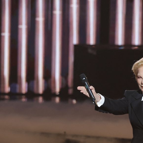 David Hallyday et Sylvie Vartan - Cérémonie de la 40ème édition des Victoires de la Musique à la Seine Musicale à Boulogne-Billancourt, France, le 14 février 2025. © Coadic Guirec/Bestimage