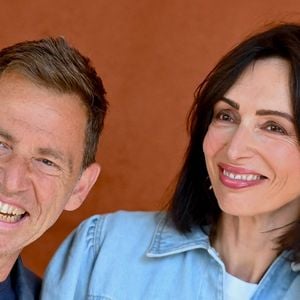Daniel Riolo et Géraldine Maillet assistent aux Internationaux de France 2023 à Roland Garros le 08 juin 2023 à Paris, France. Photo by Franck Castel/ABACAPRESS.COM