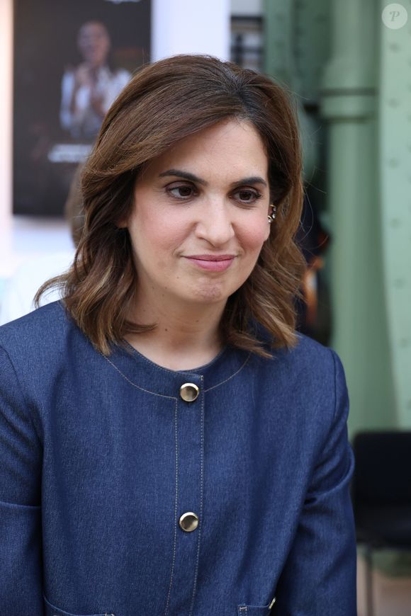 Sonia Mabrouk - Festival du Livre de Paris 2025 au Grand Palais à Paris le 11 avril 2025.
© Denis Guignebourg / Bestimage