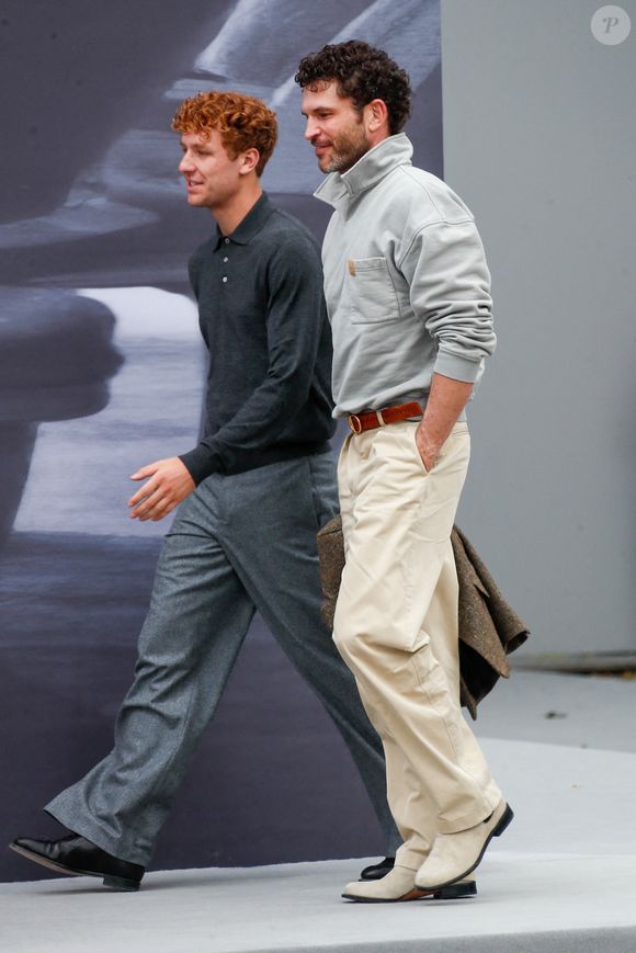 Arnaud Valois - Arrivées au défilé DIOR de la mode homme Printemps/Été 2026 dans le cadre de la Fashion Week de Paris à l'Hôtel National des Invalides, Place Vauban, à Paris, France, le 27 juin 2025. © Christophe Clovis/Bestimage