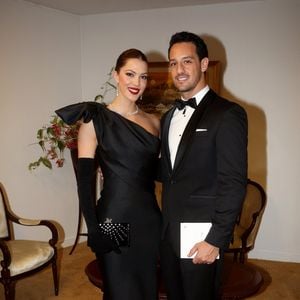Iris Mittenaere et Diego El Glaoui - Dîner de gala organisé par la Fondation "Children of Africa" à l'initiative de Madame D.Ouattara, Première Dame de Côte d'Ivoire et Présidente fondatrice de "Children of Africa" au Sofitel Ivoire à Abidjan. Le 1er Mars 2024
© Dominique Jacovides / Bestimage