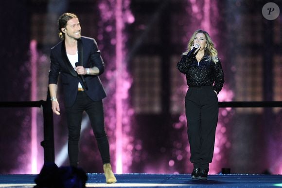 Exclusif - Julien Doré et Hélène Ségara - Enregistrement de l'émission "La chanson challenge" au Château de Chambord, qui sera diffusée sur TF1.
© Gaffiot-Moreau / Bestimage