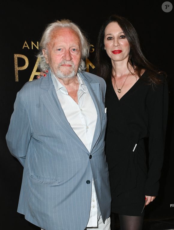 Exclusif - Niels Arestrup et sa femme Isabelle Le Nouvel - Photocall pour la conférence spectacle "An evening with Al Pacino" à la salle Pleyel à Paris le 25 avril 2023.

© Coadic Guirec / Bestimage