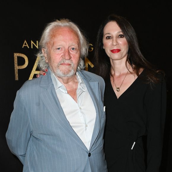 Exclusif - Niels Arestrup et sa femme Isabelle Le Nouvel - Photocall pour la conférence spectacle "An evening with Al Pacino" à la salle Pleyel à Paris le 25 avril 2023.

© Coadic Guirec / Bestimage