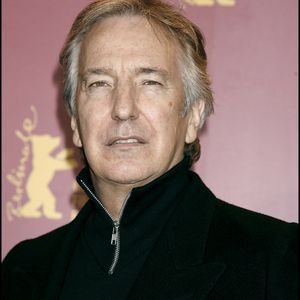 Alan Rickman - Photocall du film "Snow Cake" en 2006. AGENCE / BESTIMAGE