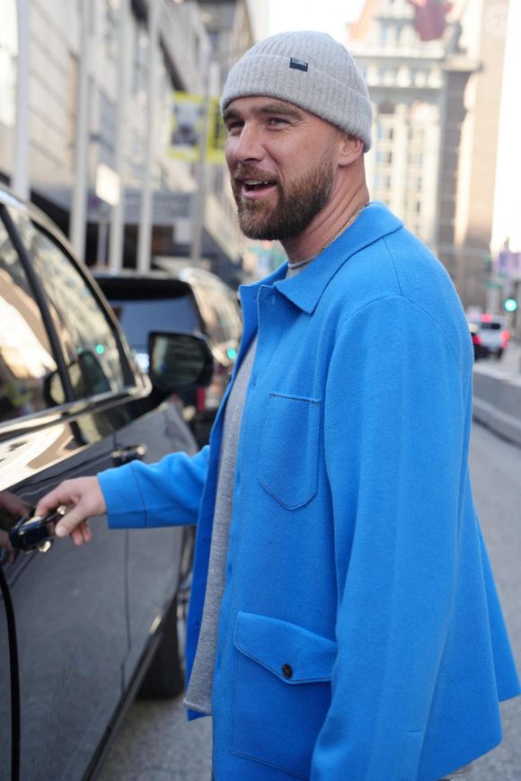 Travis Kelce a été aperçu avant le Super Bowl LX à San Francisco. 
The ImageDirect / Bestimage