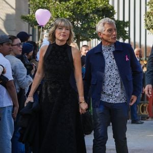 Nagui et sa femme Mélanie Page assistant au défilé Christian Dior Womenswear Spring/Summer 2026 dans le cadre de la semaine de la mode à Paris le 1er octobre 2025 à Paris, France.  (Photo par Lucia Sabatelli / Bestimage)