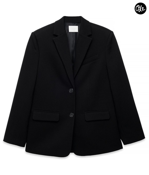 Blazer oversize en sergé