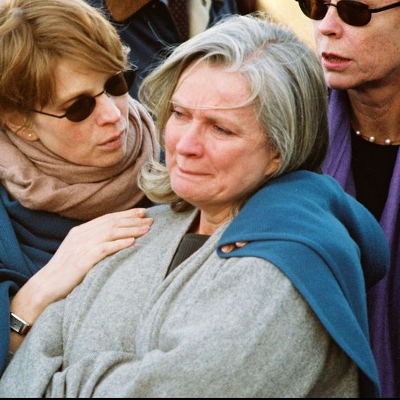 Marie-Christine Barrault aux funérailles de Roger Vadim à Saint-Tropez le 18 février 2000. 
Bestimage