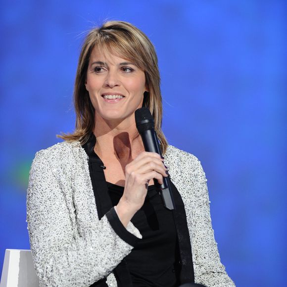 Nathalie Simon - Enregistrement de l'émission "Une nuit dans l'espace" au centre Astrium Eads.  © Guillaume Gaffiot /Bestimage