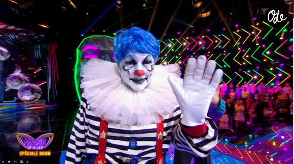 Le Clown dans Mask Singer 9 - capture d'écran TF1