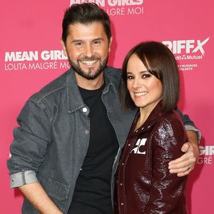 Semi-exclusif - Christophe Beaugrand et Alizée (Alizée Jacotey) - Première du film "Mean Girls" au Grand Rex à Paris le 8 janvier 2024. © Coadic Guirec/Bestimage