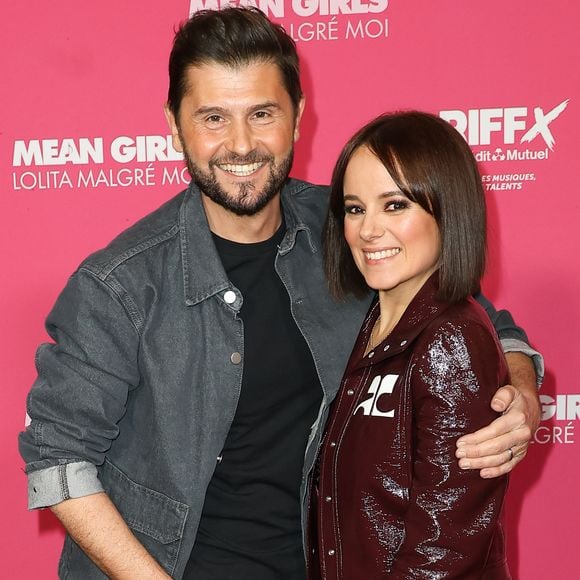 Semi-exclusif - Christophe Beaugrand et Alizée (Alizée Jacotey) - Première du film "Mean Girls" au Grand Rex à Paris le 8 janvier 2024. © Coadic Guirec/Bestimage