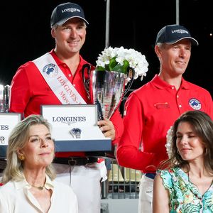 La princesse Caroline de Hanovre et sa fille Charlotte Casiraghi ont a assisté à la Monaco Longines Pro Am Cup au profit de l' AMADE à Monaco, le 3 juillet 2024. © Claudia Albuquerque/Bestimage