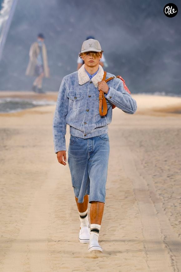 Défilé de mode Louis Vuitton Prêt à Porter Collection Homme Printemps/Été 2027 lors de la Fashion Week de Paris, à la Cité Internationale Universitaire de Paris, France, le 23 juin 2026. © Bestimage