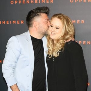 Chris Marques et sa compagne Jaclyn Spencer - Première du film "Oppenheimer" au Grand Rex à Paris le 11 juillet 2023. © Coadic Guirec/Bestimage