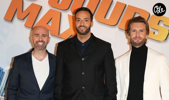 Mais qui n'a pas pour autant épousé une vie de débauche et d'opulence malgré la célébrité et l'argent qu'il gagne 

Julien Arruti, Tarek Boudali et Philippe Lacheau - Première du film "3 jours max" au Grand Rex à Paris le 16 octobre 2023. © Coadic Guirec/Bestimage