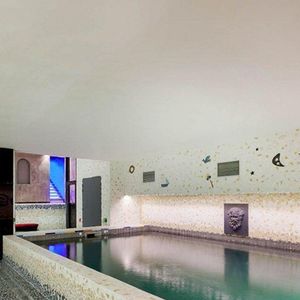 Entièrement rénové par l’acteur avec l’aide de professionnels de l’architecture et de la décoration, l’ensemble offre des prestations luxueuses comme une piscine, de vastes espaces de réception et plusieurs appartements.

Info - Gérard Depardieu a vendu son hôtel particulier à Paris. Initialement affiché autour de 50 millions d'euros, il a finalement été cédé pour 22,6 millions d'euros à un acquéreur britannique - BI - No Credit - L'hôtel particulier de Gerard Depardieu en plein cœur de Saint-Germain-des-Pres est en vente le 12 Decembre 2012. "Propriete de 1800 m² habitables comprenant l'hotel de Chambon construit au XIXe siècle, inscrit aux Monuments historiques, agrementee d'un jardin et de terrasses. De l'autre cote du jardin, un second batiment de type loft, eclaire par un puits de lumière, superbe pièce d'architecture et de design [...] Ascenseur, balcon, piscine, cuisine equipee ", indique l'annonce. Sans preciser le montant demande... Selon nos informations, Depardieu aurait pris la decision de s'en separer voilà tout juste trois mois. Quant au prix, il se situerait aux environs de 50 M€ ! C'est en 2003 que l'acteur a acquis l'hôtel de Chambon, construit en 1820 pour le baron du meme nom. Il avait alors déposé un permis de construire afin de le renover et d'y installer les bureaux de sa société DD Productions. Il projetait aussi d'y emmenager des appartements pour recevoir ses amis.