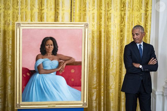 Elle nie donc un divorce avec son époux

L'ancien président des États-Unis Barack Obama se tient à côté du portrait officiel de l'ancienne Première dame des États-Unis Michelle Obama lors d'une cérémonie à Washington, DC, États-Unis, le mercredi 7 septembre 2022 Photo by Al Drago/Pool/ABACAPRESS.COM
