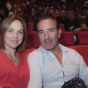 Exclusif - Nathalie Pechalat et son mari Jean Dujardin - People à la représentation exceptionnelle du spectacle musical "Sur la route Enchantée" de Chantal Goya au Palais des Congrès de la Porte Maillot à Paris - © Jack Tribeca / Bestimage