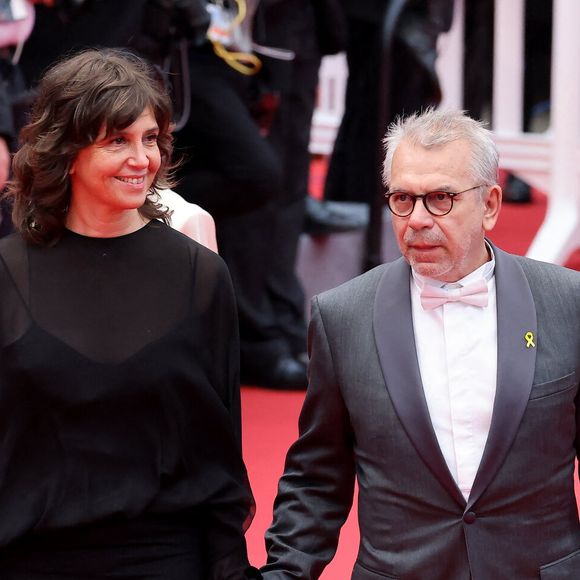 Elsa Boublil et Philippe Torreton - Montée des marches du film « Le deuxième acte » pour la cérémonie d’ouverture du 77ème Festival International du Film de Cannes, au Palais des Festivals à Cannes. Le 14 mai 2024
© Jacovides / Moreau / Bestimage