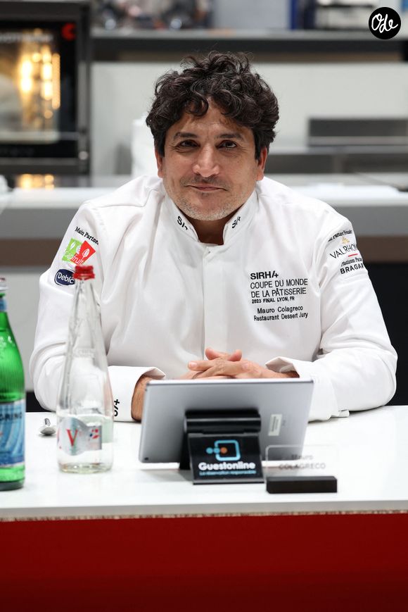 Le chef Mauro Colagreco (Le Mirazur à Menton) - Coupe du Monde des Pâtissiers lors du salon "Sirha Lyon 2023" à Eurexpo. Lyon, le 20 janvier 2023.
© Jean-Marc Lhomer/Bestimage