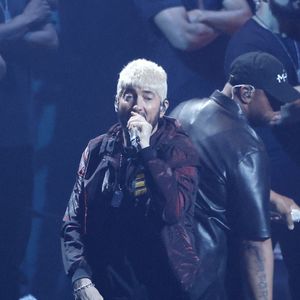 Eminem se produit sur scène lors des MTV Video Music Awards 2024 "VMA's" à l'UBS Arena à Elmont, NY, USA le mercredi 11 septembre 2024. Photo by John Angelillo/UPI/ABACAPRESS.COM