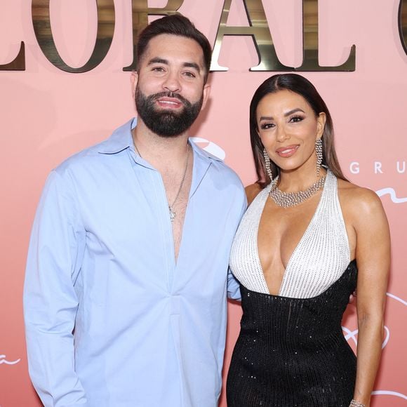 Kendji Girac, Eva Longoria - Photocall du "Global Gift Gala" sur la Môme Plage lors du 79ème Festival international du Film de Cannes le 20 mai 2026. © Denis Guignebourg/Bestimage