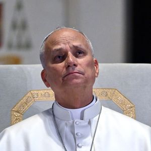 Italie, Rimini, Vatican, 22 août 2026 : le pape Léon XIV célèbre une messe dans le port de Rimini lors d'une visite pastorale. (Credit Image: © Alessia Giuliani/IPA via ZUMA Press / Bestimage)