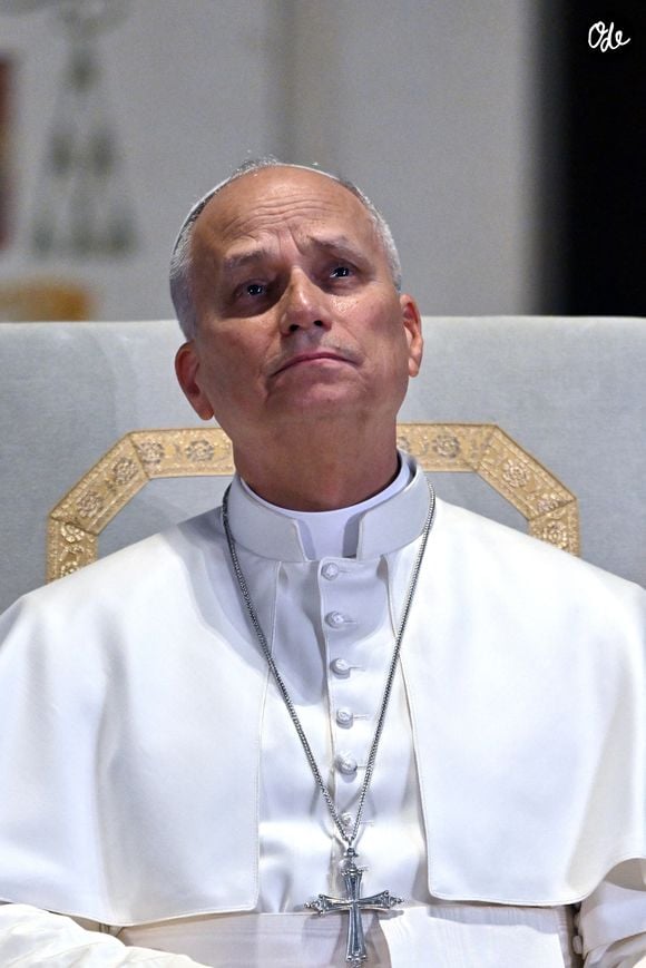 Italie, Rimini, Vatican, 22 août 2026 : le pape Léon XIV célèbre une messe dans le port de Rimini lors d'une visite pastorale. (Credit Image: © Alessia Giuliani/IPA via ZUMA Press / Bestimage)