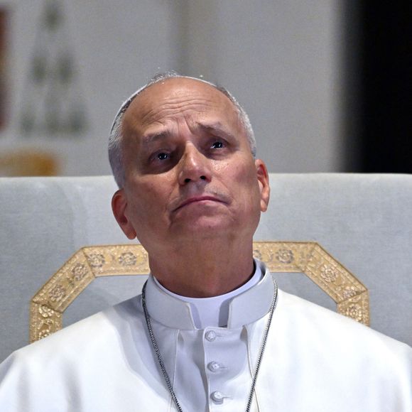 Italie, Rimini, Vatican, 22 août 2026 : le pape Léon XIV célèbre une messe dans le port de Rimini lors d'une visite pastorale. (Credit Image: © Alessia Giuliani/IPA via ZUMA Press / Bestimage)