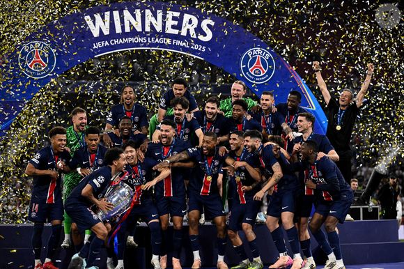 Le PSG remporte la Ligue Des Champions 2025, pour la première fois de son histoire, face à l'Inter Milan (5-0) à l'Allianz Arena de Munich, le 31 mai 2025. © Image Sport/PsnewZ/Bestimage