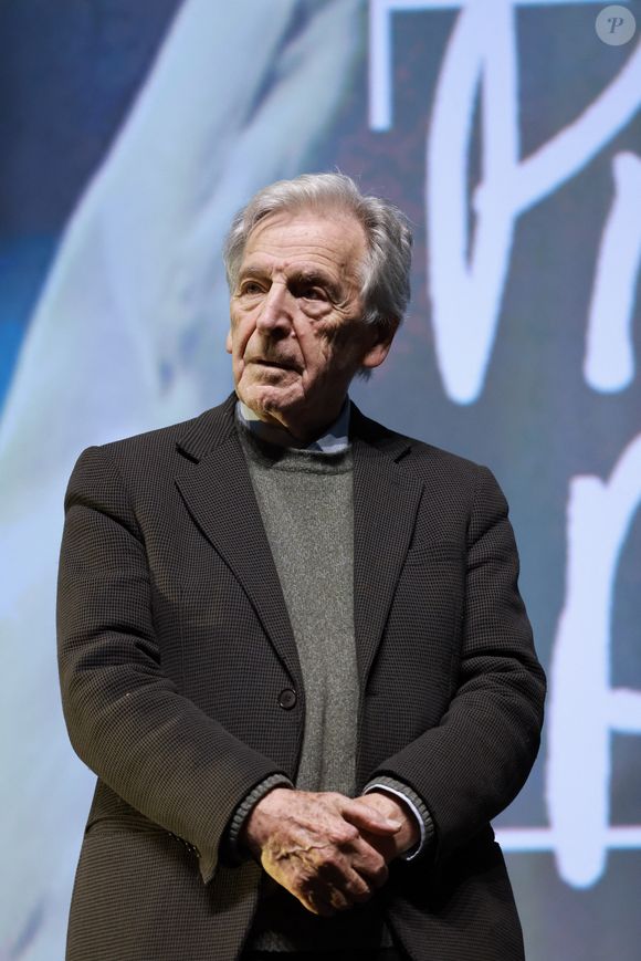 Costa Gavras, realisateur, avant la projection de son dernier film Le Dernier Souffle lors de la 37eme edition du Festival Premiers Plans à Angers le 19 janviers 2025. © Laetitia Notarianni / Bestimage